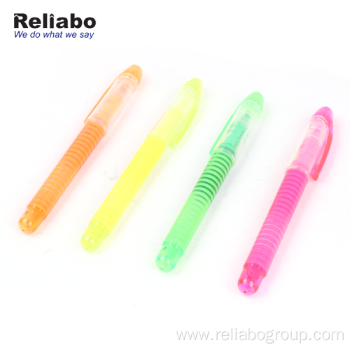 Custom Logo Colorful Student Highlighter Pen